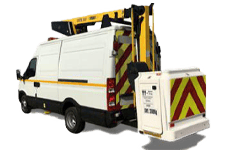 Car Hire East Kilbride - 12.5M Cherry Picker 3.5T - Van hire East kilbride